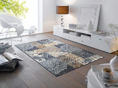 Килимок wash+dry Armonia Grey, поліамід, сірий, 115x175 см – вхідний килим для підлоги