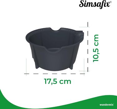 Пароварка-прес для соку Simsafix для кухонних комбайнів Monsieur Cuisine Smart, Connect і Trend – соковижималка-пароварка для MC, універсальна насадка, зроблено в Німеччині
