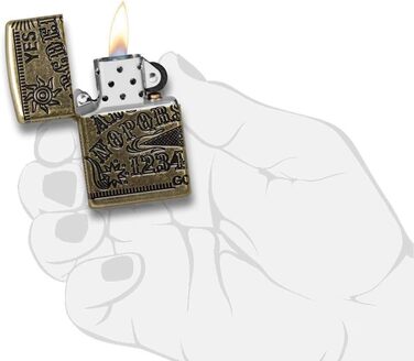 Запальничка Zippo з зображенням дошки Уіджа, модель 49001 29561, оригінал, металева, подарункова