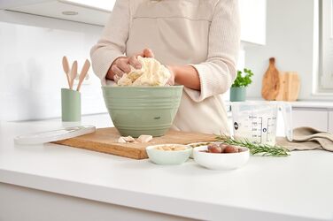 Набір мисок Emsa Prep&Bake 3 шт: 1,7/2,75/4,15 л, пластик, із кришками, нековзка основа, для змішування, можна мити в посудомийці, штабельовані