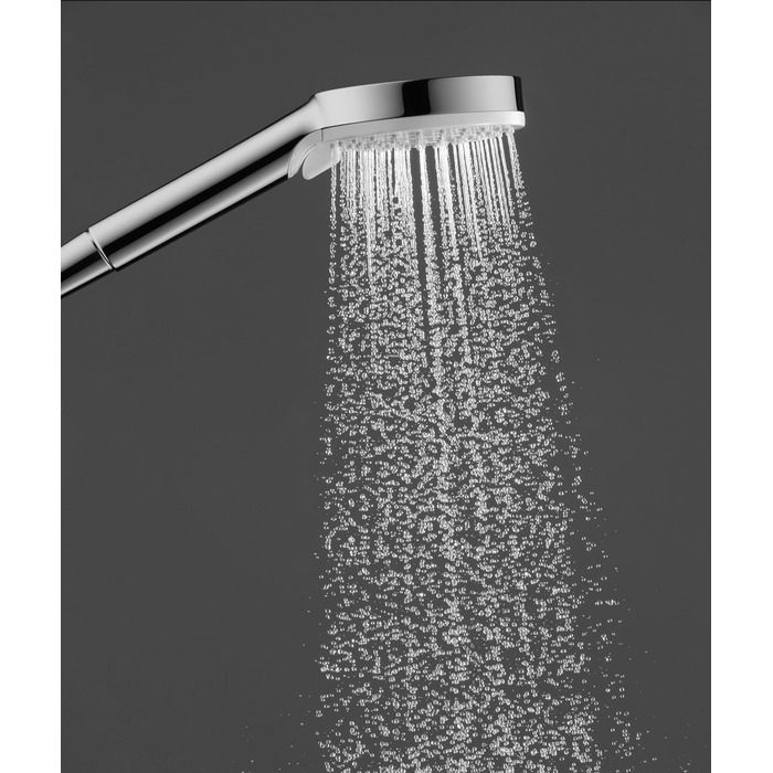 Душовий набір hansgrohe Crometta 0,65 м, водозберігаючий, білий/хром