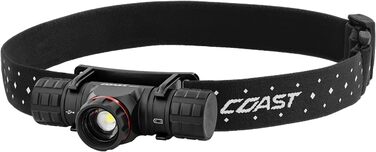 Налобний ліхтар Coast XPH30R 1200 лм, фокус, USB-C, акумуляторний, магніт, чорний