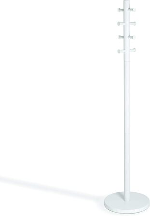 Вішак для одягу з табуретом Umbra Pillar, білий/натуральний, універсальний розмір