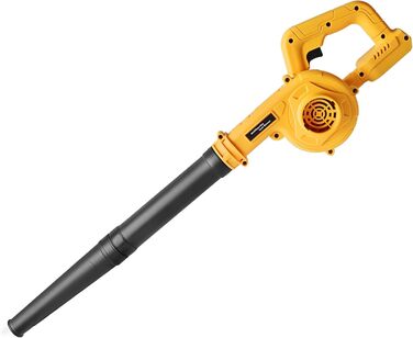Акумуляторний повітродув Powarobor для Dewalt 18V, компактний садовий повітродув для прибирання листя, газонів, терас і гаражів (без акумулятора та зарядного пристрою)