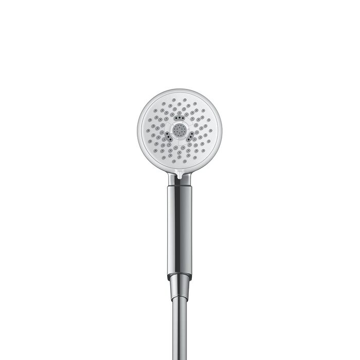 Душова лійка hansgrohe Crometta 100, 3 режими, біла/хром