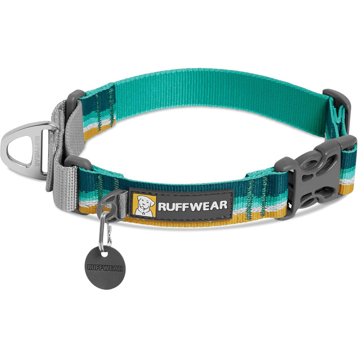Нашийник для собак RUFFWEAR Web Reaction, блакитний, 28-36 см, преміум якість