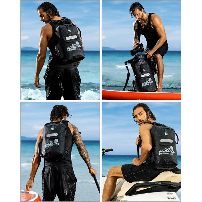 Водонепроникний рюкзак-мішок IDRYBAG для каякінгу, 20/30/40 л, плаваючий сухий мішок для водного спорту, герметична сумка-рюкзак