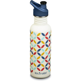 Пляшка для води Klean Kanteen Classic 800 мл, ретро-дизайн