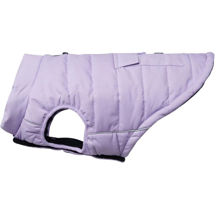 Зимова куртка для собак Spark Paws Warmshield™, теплий фліс, водостійка, вітрозахисна, з відбивачами, для середніх і великих собак, лілова, розмір M (S: 2-5 кг)