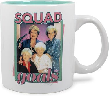 Керамічна чашка The Golden Girls Squad Goals 590 мл Silver Buffalo