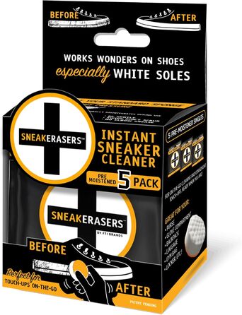 Губка для миття кросівок SneakERASERS, ефективний очищувач для білих кросівок