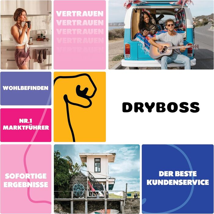 Осушувач повітря для шафи DRYBOSS Pack XL 230 г без електрики, ароматизований, вологопоглинаючий пакет для підвішування, 20 шт.