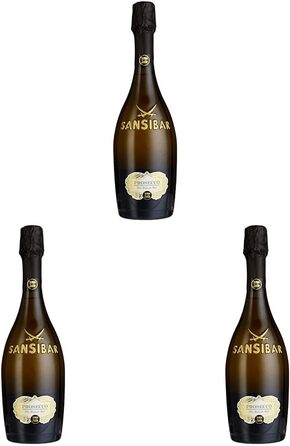 Ігристе вино Sansibar Prosecco Spumante, 0.75 л, набір 3 шт.