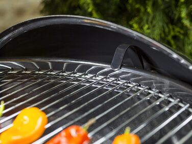 Вугільний гриль Weber Classic Kettle 57 см, чорний, з термометром, емальований, на колесах, для барбекю