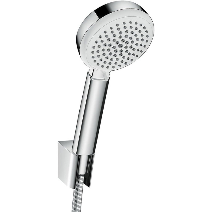 Душова лійка hansgrohe Crometta 100 з тримачем, 4 режими, білий/хром