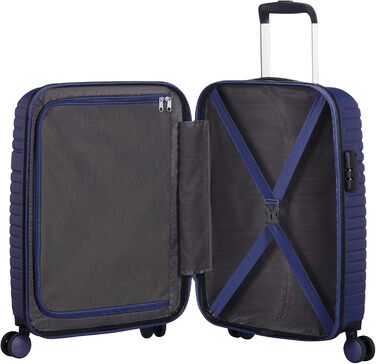 Валіза American Tourister Aero Racer Spinner 68, розширювана, 3.6 кг, 75.5 л, синя, 4 колеса