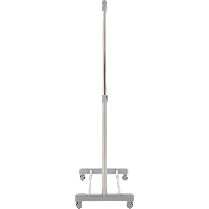 Преміум вішак для одягу на колесах Premier Housewares, хром, пластик, сірий, 43x80x152 см