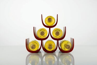 Alessi Noè модульна полиця для пляшок, термопластик, червона, 15,5x10x11,5 см