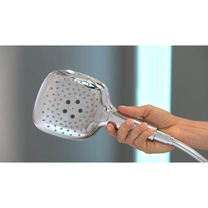 Душова лійка hansgrohe Raindance Select E, 3 режими, 150x150 мм, хром, антикальк