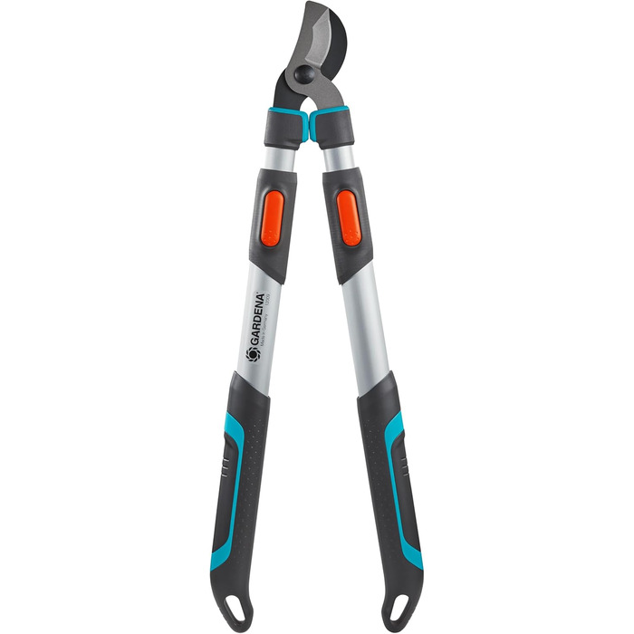 Секатор Gardena TeleCut 650-900 B, телескопічний, байпасний, для свіжої деревини, ергономічні ручки ErgoTec