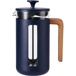 Френч-прес La Cafetière Pisa 1 л, боросилікатне скло, нержавіюча сталь, для меленої кави та чаю, синій