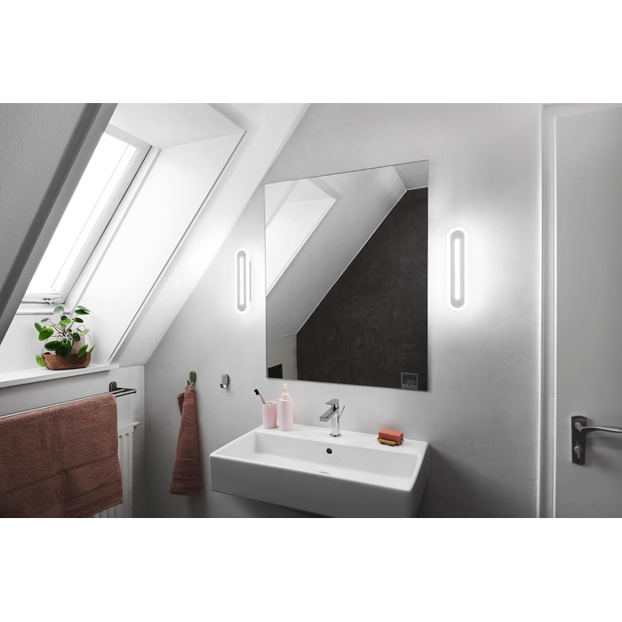 Розумна світлодіодна лампа для ванної LEDVANCE Orbis Bath, 1200 Лм, 3000-6500K, 30 см, IP44, Wi-Fi, диммована, керування через додаток і голосовий асистент