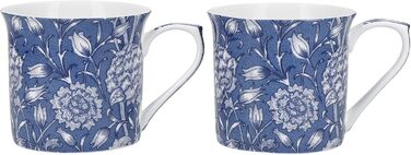 Набір з 2-х чашок з тонкої кістяної порцеляни V&A William Morris Wild Tulip, 230 мл