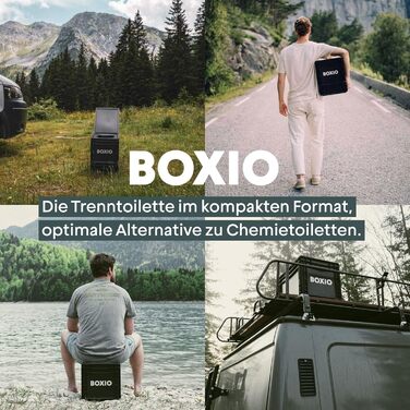 Пластикова коробка BOXIO SOLO з кришкою, 40x30x28 см, євроконтейнер для зберігання і транспортування, для кемпінгу, човна, гаража чи саду, штабельована з іншими євробоксами