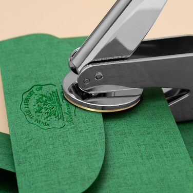 Індивідуальний тиснений штамп для книг з міцним сталевим корпусом і латунним кліше, для бібліотеки, весільних запрошень і нотаріальних печаток