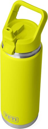 Термобутилка YETI Rambler C із соломинкою, вакуумна сталева, 769 мл, жовта