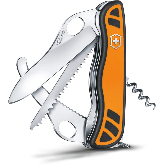Швейцарський ніж Victorinox Hunter XTM, мультитул 6 функцій, складаний ніж з фіксацією леза, штопор, пила по дереву