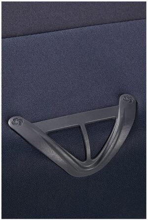 Середня розширювана валіза Samsonite Base Boost Spinner 66 см, 67,5/73,5 л, чорна/синя, на 4 колесах