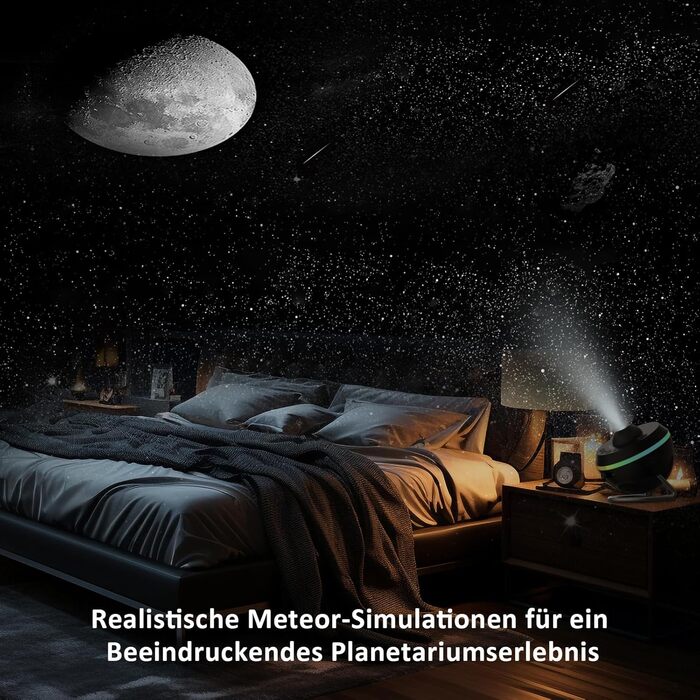 Проектор зоряного неба Sternenhimmel, планетарій, нічник із ефектом метеорів та галактики для дітей і дорослих, лампа для спальні, ідеальний подарунок на Різдво