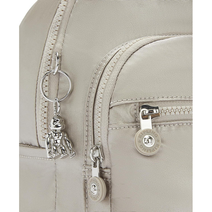 Рюкзак Kipling Seoul S з відділенням для ноутбука, компактний, колір Metallic Glow