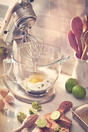 Миска для змішування KitchenAid KSM5GB, скляна з мірним маркуванням