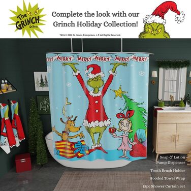 Підставка-органайзер для пензлів і ручок The Grinch, ліцензія Dr. Seuss, Franco, колекційна для макіяжу та канцелярії