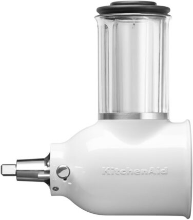 Набір овочерізок KitchenAid KSMVSA+KSMEMVSC, 7 предметів, нержавіюча сталь, сріблястий/білий