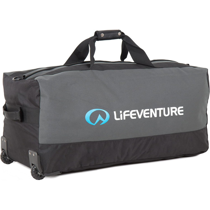 Дорожня сумка Lifeventure Expedition 120 л з колесами, міцна, складана, сіра
