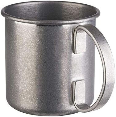 Набір для коктейлів Moscow Mule: 2 келихи по 500 мл, барна ложка 27 см, мірний стакан 5cl, чорна преса для лайма, харчова нержавіюча сталь, подарункова коробка, антикварний стиль, 4 предмети