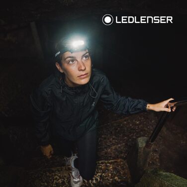 Налобний ліхтар Ledlenser HF8R Core, 1600 люмен, LED, акумуляторний, водонепроникний IP68, з червоним світлом, для туризму та аутдору