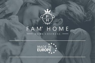 Наматрацник FAM Home з 4 еластичними кутами, натуральний і дихаючий, топер для дорослих і дітей, матрацна накладка 180x200 см
