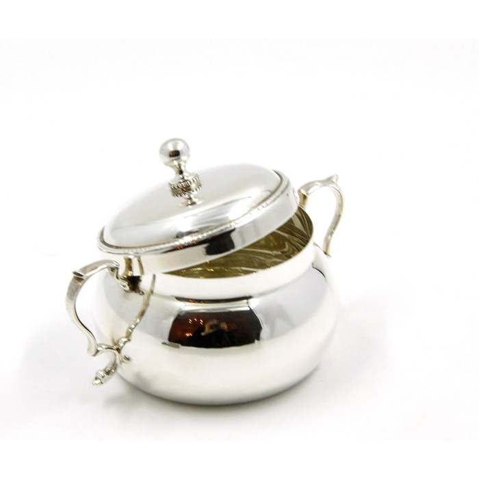 Королівська цукорниця Sheffield Silver у сучасному стилі – високоякісна посріблена цукорниця Royal Family