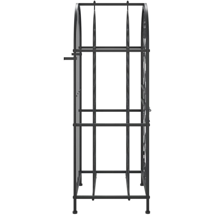 Металевий винний стелаж vidaXL на 35 пляшок, винний шафа, 45x36x100 см