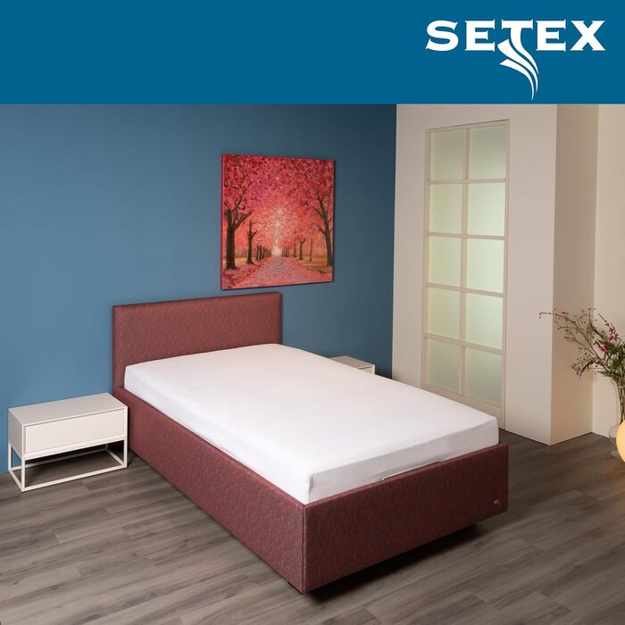Наматрацник SETEX Molton Köper 180x200 см, 100% бавовна, білий, захист для матраца