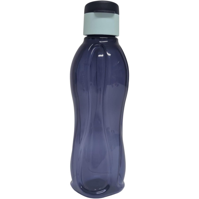 Пляшка для води Tupperware Eco To Go 500 мл, бірюзова, багаторазова, з кришкою Flip Top, пластикова, для напоїв