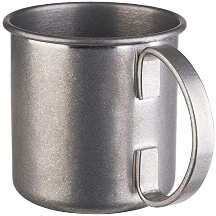 Набір для коктейлів Moscow Mule: 2 склянки по 500 мл, барна ложка 27 см, джигер 5cl, чорна преса для лайма, харчова нержавійка, подарункова коробка