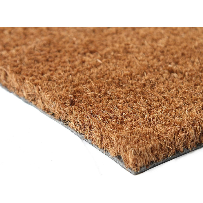 Преміум кокосовий килимок Coco&Coir Everything in a nutshell 45x75 см, з ПВХ, нековзкий, для входу, для дому та вулиці, для котів