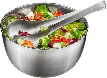 Сушарка для салату GEFU з кришкою, 3 л, пластик, сіта і ручка-крутилка, чорна/сіра