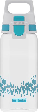 Пляшка для води SIGG Tritan 0,5 л Total Clear ONE MyPlanet Aqua, синя, для газованих напоїв, спортивна, BPA-free, стійка до подряпин, не протікає, підходить для посудомийки