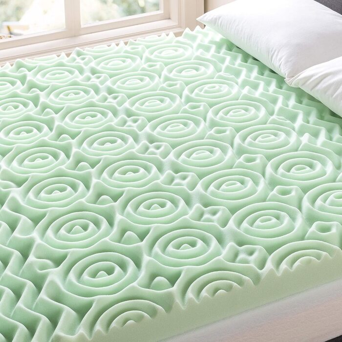 Топер з ортопедичної піни Memory Foam з екстрактом зеленого чаю, CertiPUR-US, 10,2 см, Best Price Mattress